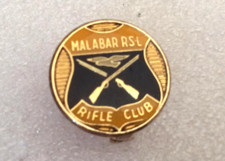 Badge (no pin's) rare badge armed Malabar RSL rifle club