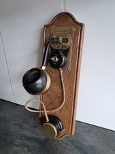 Ancien téléphone vintage bakélite vers 1900 bistrot hotel NO ericsson