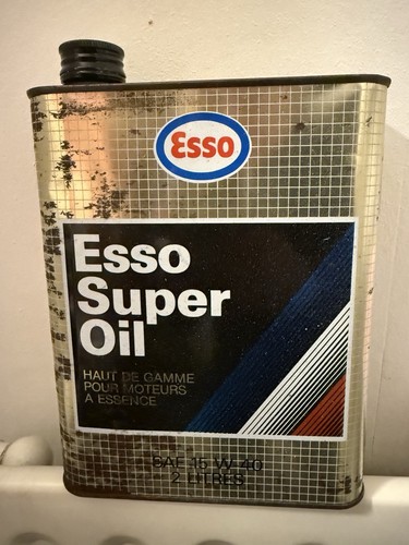 Bidon huile esso - huile, |