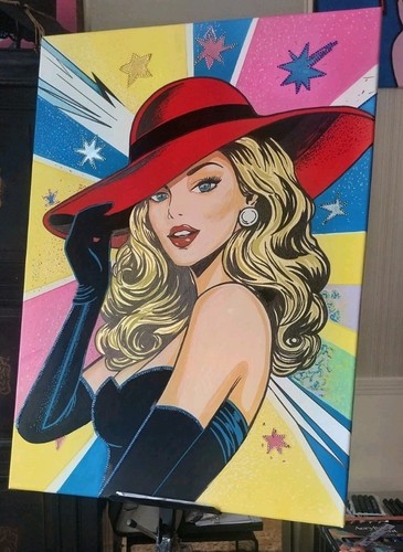 Tableau peinture acrylique sur - peinture,