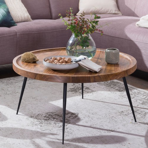 Finebuy table basse bois - table,