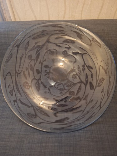 Grand plat verre - verre, "