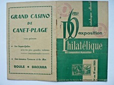 catalogue officiel 6e Exposition Philatélique Languedoc Roussillon Mai 1958 