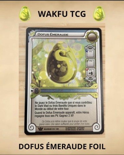 Wakfu tcg dofus - wakfu, Émeraude