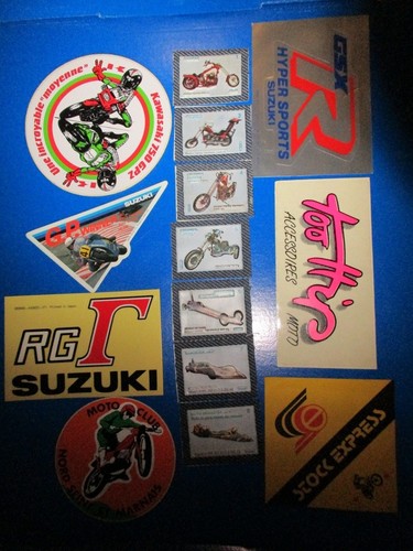 Autocollants moto relief - 14,
