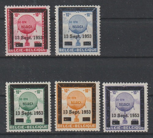 Belgium erinnophilie 1953 - belgium,