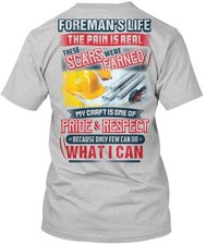 Foreman - Foremans Life The Pain T-Shirt Made in the USA Size S to 5XL