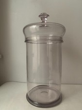 old large blown glass confectionery jar, 19th century