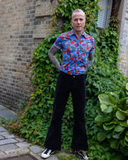 Pantalon Évasé Noir En