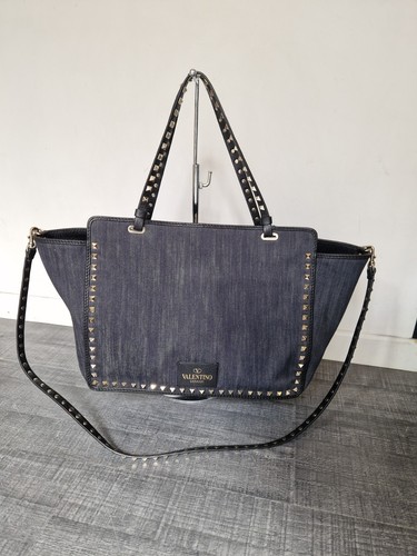 Sac valentino rockstud denim - valentino,