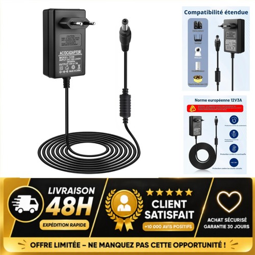 Adaptateur secteur 12v 36w - secteur,