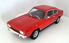 Minichamps 1/18 Scale Ford Capri GT Red 1969 Diecast Model Car 089001 MIB