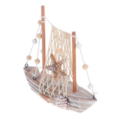 Bateau bois jouet voilier - bois,