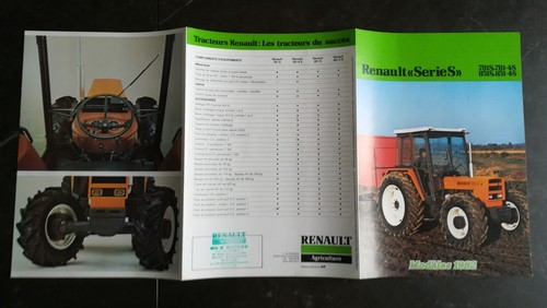 Brochure tracteur renault - brochure,