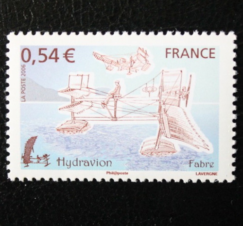 Timbre france hydravion - -,