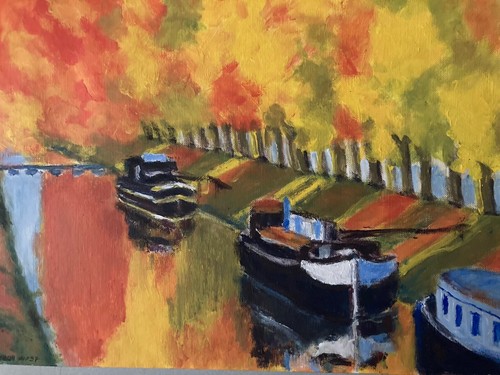 Très belle peinture gouache - très,