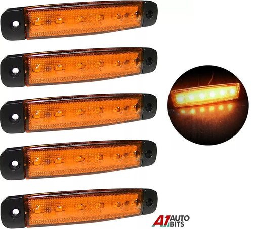 Pièce orange ambre - 24v, 6
