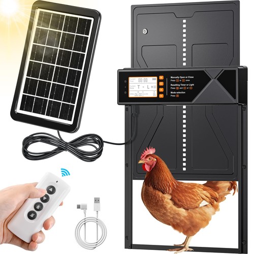 Clapet solaire pour poulailler