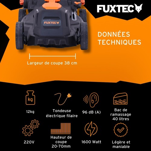 Fuxtec tondeuse électrique - fuxtec,