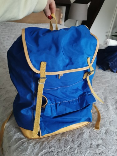 Sac dos bleu jaune - sac,
