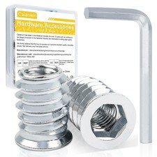 40 Pièces Insert Fileté Bois