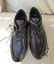 WOX Mocassins creepers semelle plateforme cuir noir T 39,5  - parfait état