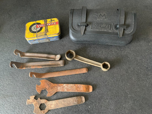 Ancienne sacoche trousse - trousse, à