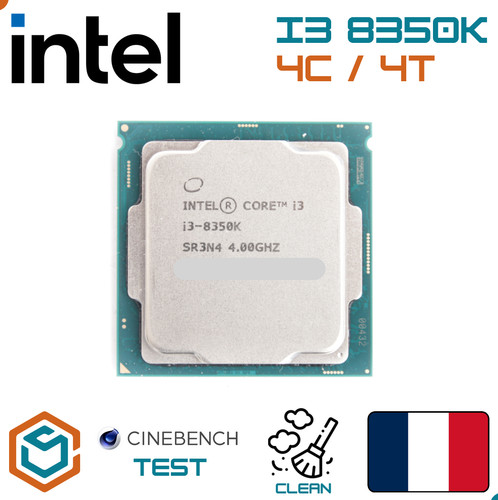 Processeur intel core 8350k - processeur, i3-8350k