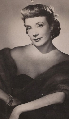 Rppc 1950s micheline presle - rppc,