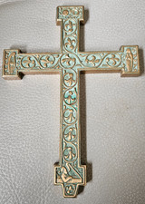 Grand Crucifix mural ancien