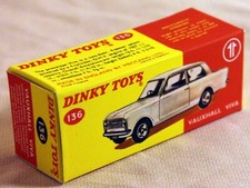 DINKY TOYS  BOITE COPIE VIDE 136 VAUXHALL VIVA 