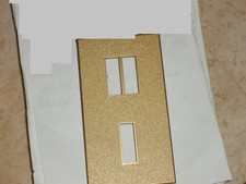 Plaque plastique aspect Or