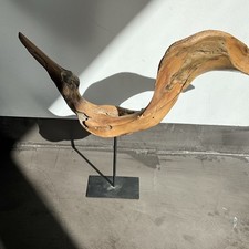 sculpture en bois flotté