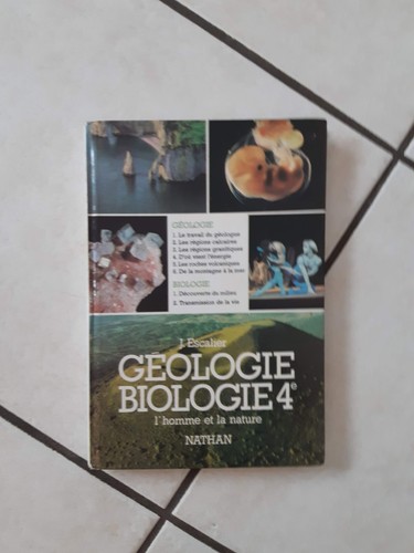 Livre géologie biologie - livre,