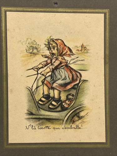 Gravure ancienne germaine - gravure,