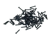 HO 1.4 x 10mm Black Milled Head Rail Mounting Screws Lot of 50 to 200 pcs