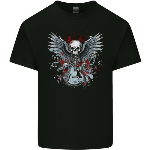 Shirt enfant guitar skull - guitar,