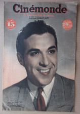 Cinémonde n°643 de 1946: Luis Mariano-Ingrid Bergman-Gérard Philippe-Walt Disney