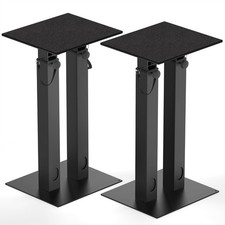 Supports d'Enceinte Réglable en Hauteur Lot de 2 Pieds d'Enceintes Universel ...
