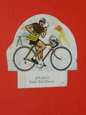 CHROMO FIGURINE GROSJEAN VACHE SERIEUSE 1950 CYCLISME MARCEL ZELASCO TOUR FRANCE