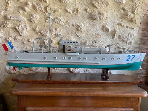 Militaria maquette bateau - bateau, en