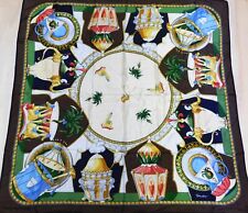 VINTAGE WOMEN WINDSOR 100% PURE SILK SILK SILK SOIE SCARF (807) 88cm x 88cm