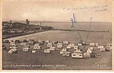 United Kingdom - Scotland - ST. ANDREWS from Kinkell Braes - Caravans - Camping