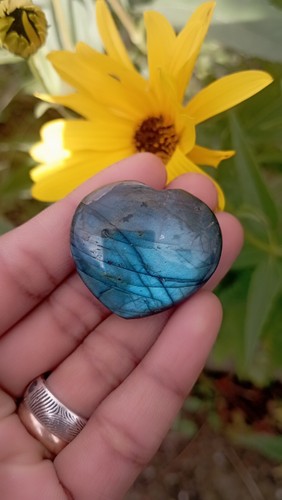 16g petit coeur labradorite - petit, en