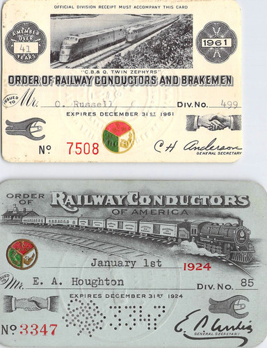 Passes railway condcutors - 2,