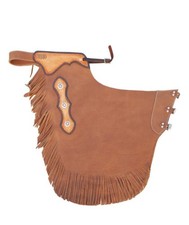 Western Chaps en cuir lisse