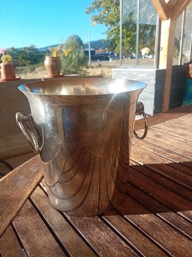 Seau champagne métal - À,