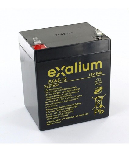 Batterie plomb exalium 12v 5ah - plomb,