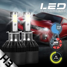 2 pièces ampoules DRL blanc H3 388 W phare de voiture antibrouillard feux de jour