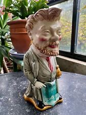 Superb Onnaing Slipper Pitcher 1910 - Ancient Superb Onnaing Majolica Pitcher